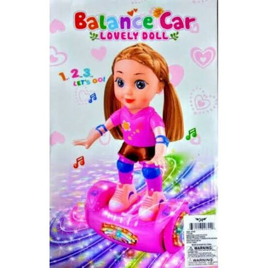 Balance Car Doll with Light & Sound for kids