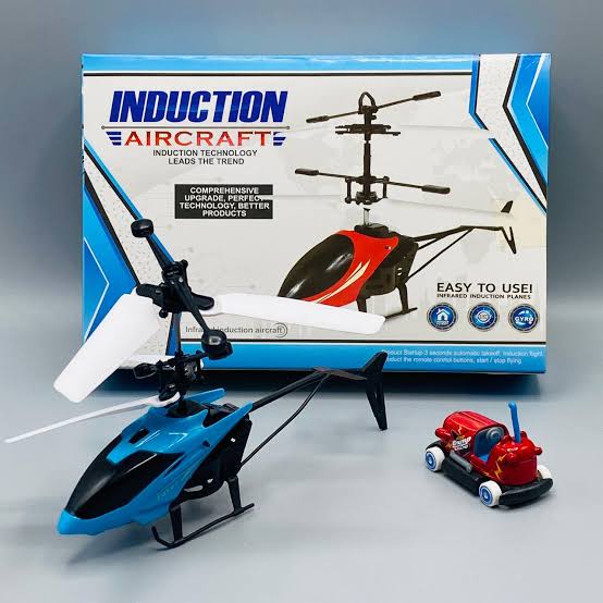 Hand Sensor Flying Helicopter- Palm Sensor – Rechargeable Induction Aircraft