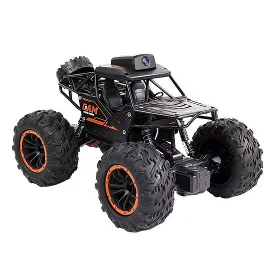 High-Speed 4WD Mini RC Car with Wireless Camera WIFI and Alloy APP Control Hand-Assembly & Charging Features for Toys