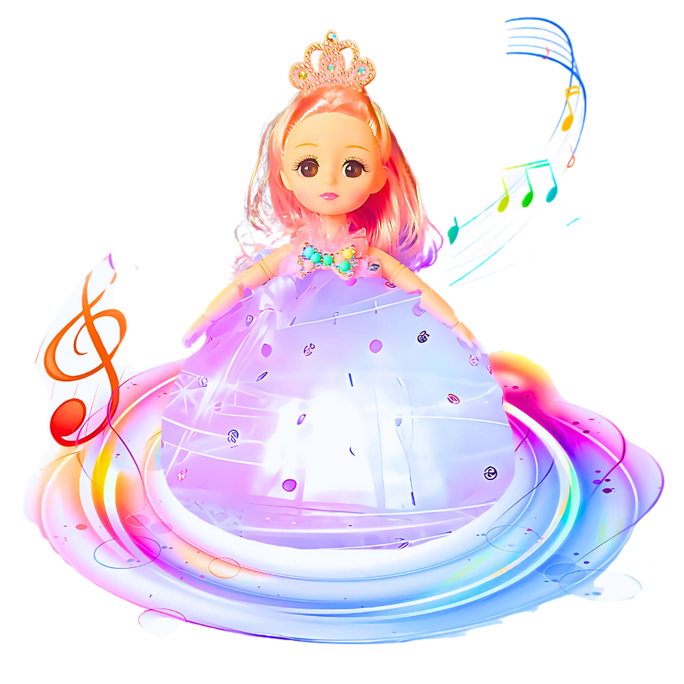 Colorful Light Doll – Music & LED Princess Toy (3+ Years)