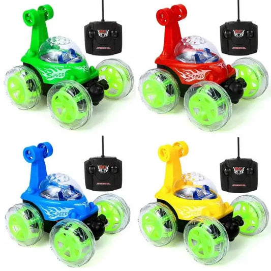 Auto Rechargeable -Spray Stunt Car – 360° Rotating Remote Control Toy Car for Kids