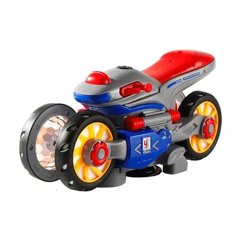360° Stunt Motor Car with Lights & Music – Kids Fun Toy