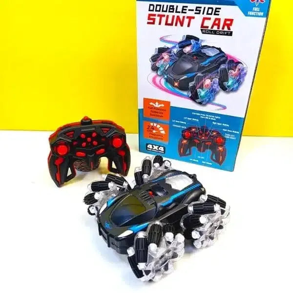 New Stunt Roll Drift RC Car – Rechargeable Remote Control with Spinning Wheels & LED Lights | Ultimate Birthday Gift