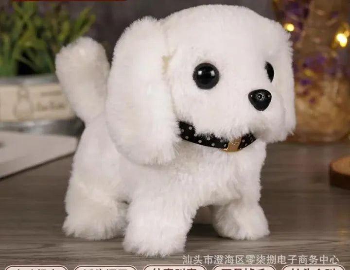 Plush Puppy Electronic Toy β Walking, Barking & Tail Wagging Interactive Dog for Kids | Perfect Birthday & Christmas Gift