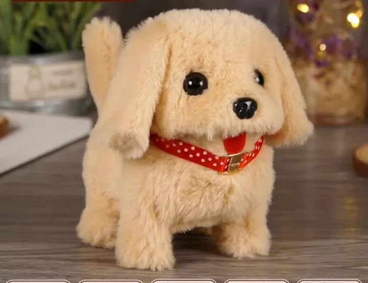 Plush Puppy Electronic Toy β Walking, Barking & Tail Wagging Interactive Dog for Kids | Perfect Birthday & Christmas Gift
