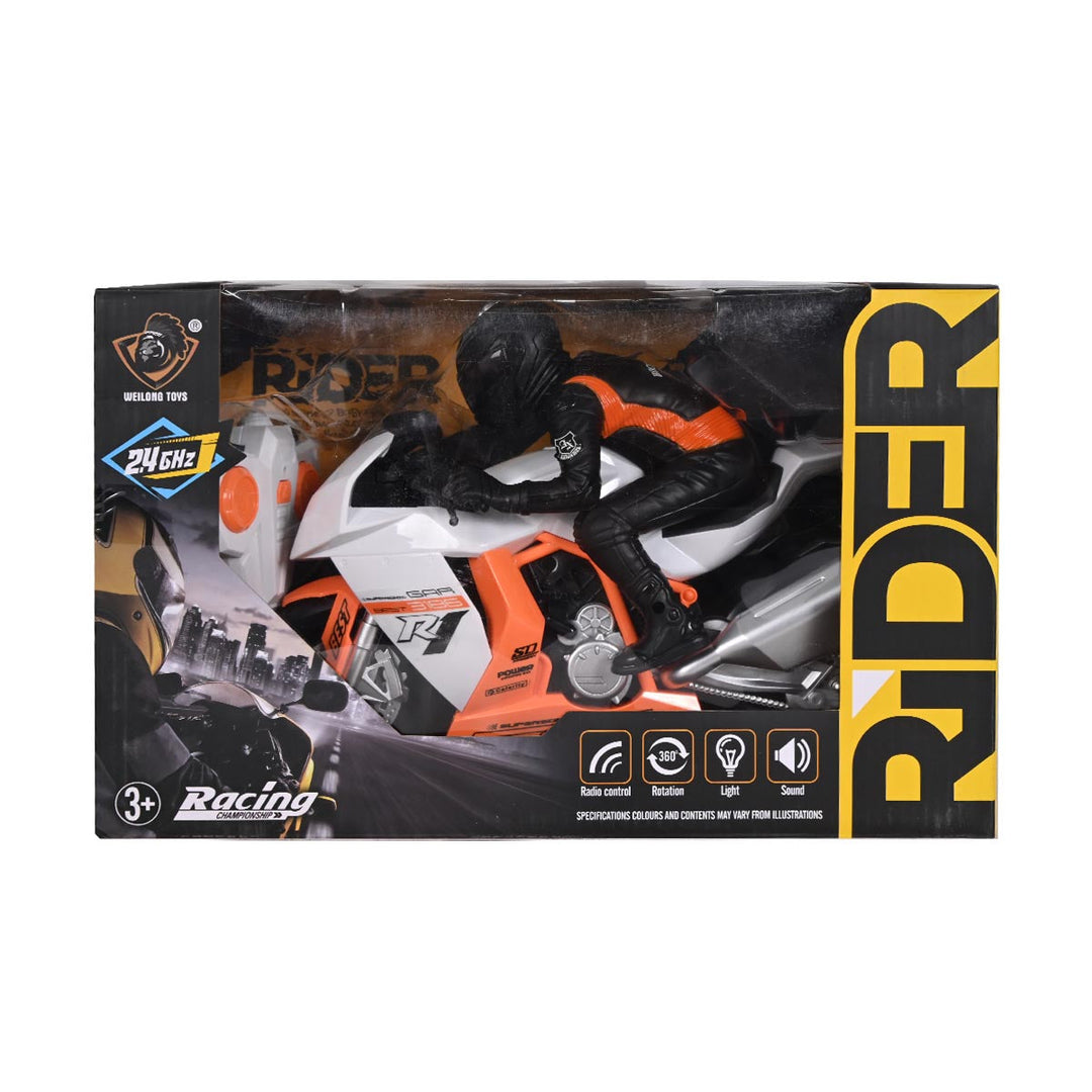 Remote Control Auto Bike – High Speed RC Motorcycle with Lights & Stunts