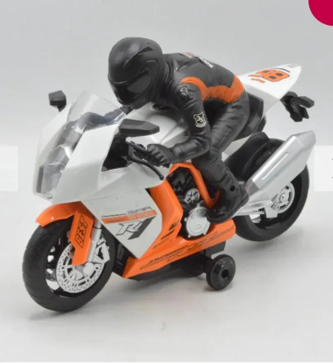 Remote Control Auto Bike – High Speed RC Motorcycle with Lights & Stunts