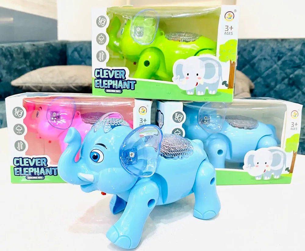 Clever Elephant Electric Toy – Fun & Educational Toy for Kids (3+ Ages)