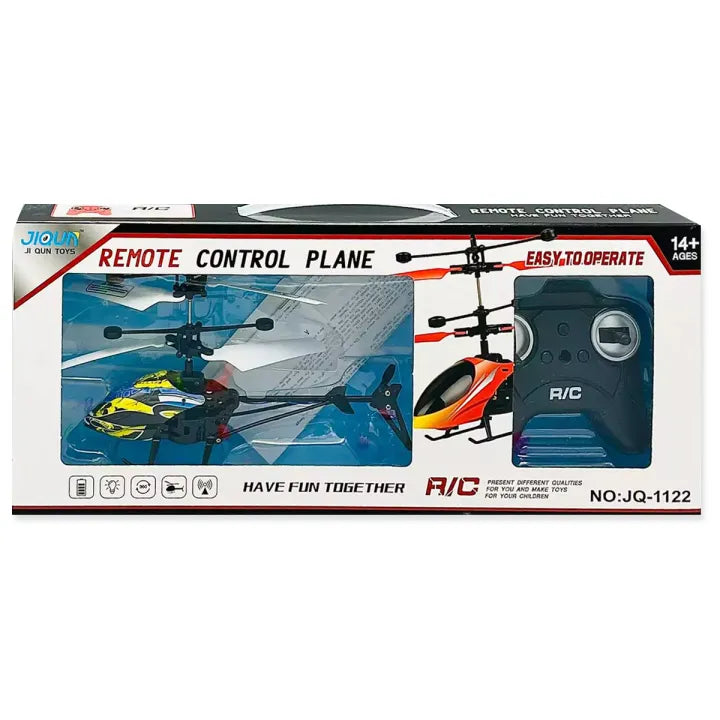 Rechargeable Flying Helicopter Toy with Lights & Remote Control ā Fun for Kids