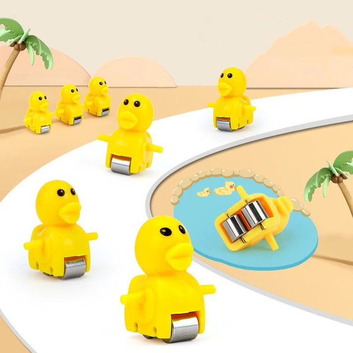 Duck Climbing Stairs Toy for Kids with Lights and Music