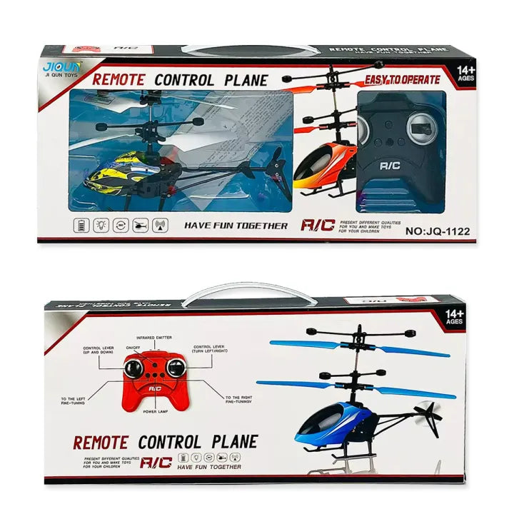 Rechargeable Flying Helicopter Toy with Lights & Remote Control – Fun for Kids
