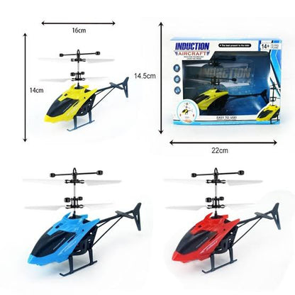 Hand Sensor Flying Helicopter- Palm Sensor – Rechargeable Induction Aircraft