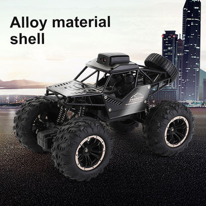 High-Speed 4WD Mini RC Car with Wireless Camera WIFI and Alloy APP Control Hand-Assembly & Charging Features for Toys