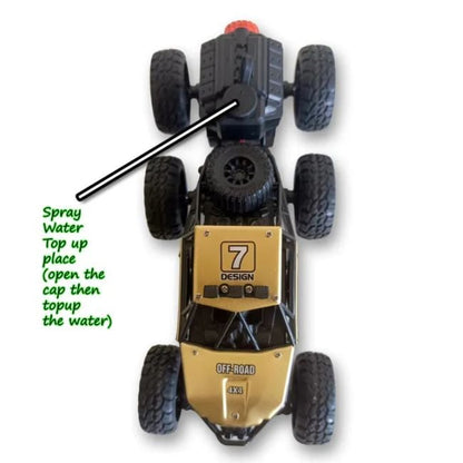 Best RC Metalic Monster truck with 6 wheels and smoke. In Three different colours. High finishing Best RC cars.
