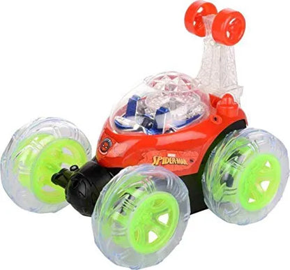 Auto Rechargeable -Spray Stunt Car – 360° Rotating Remote Control Toy Car for Kids