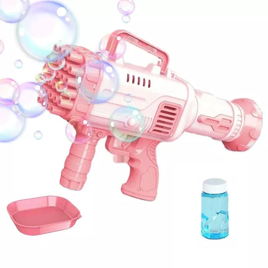 32 Holes Rocket Bubble Gun – Automatic Kids Bubble Machine Toy