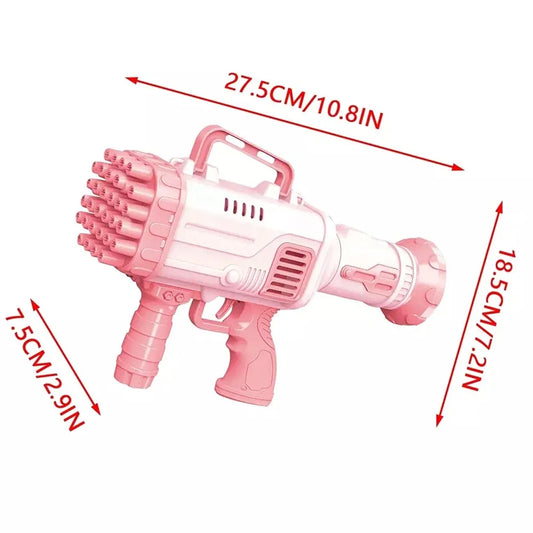 32 Holes Rocket Bubble Gun – Automatic Kids Bubble Machine Toy