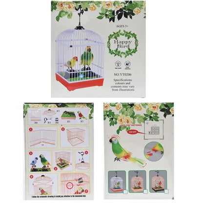 Happy Bird Cage Toy with Music & Lights – Fun for Kids