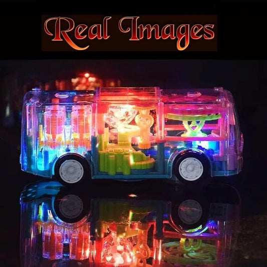 Dear Car Light Music – Transparent Gear Car with Lights & Music | Fun Toy for Kids