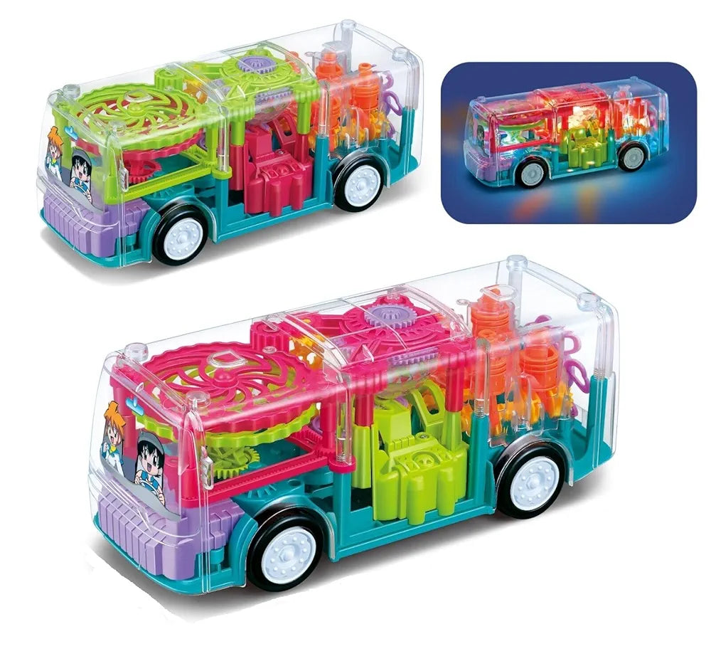 Dear Car Light Music – Transparent Gear Car with Lights & Music | Fun Toy for Kids