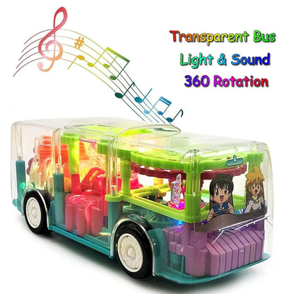 Dear Car Light Music – Transparent Gear Car with Lights & Music | Fun Toy for Kids