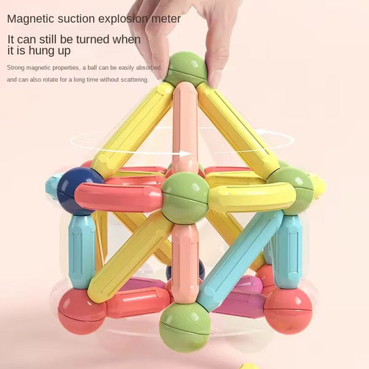 "Magnetic Building Blocks Set for Kids 3+ | Educational & Creative Toy | 42 Pieces"