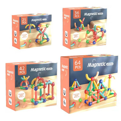 "Magnetic Building Blocks Set for Kids 3+ | Educational & Creative Toy | 25 pieces"