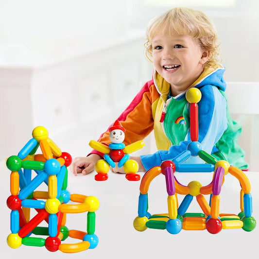 "Magnetic Building Blocks Set for Kids 3+ | Educational & Creative Toy | 42 Pieces"