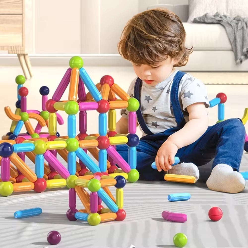 "Magnetic Building Blocks Set for Kids 3+ | Educational & Creative Toy | 25 pieces"