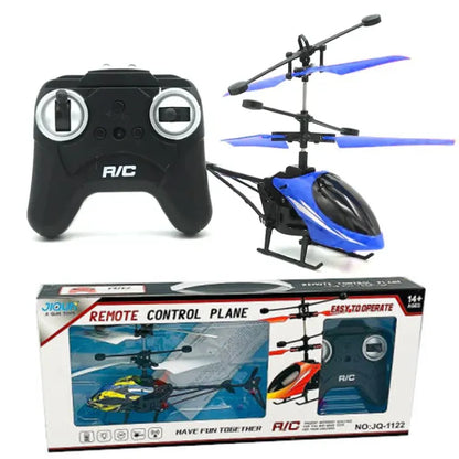 Rechargeable Flying Helicopter Toy with Lights & Remote Control – Fun for Kids